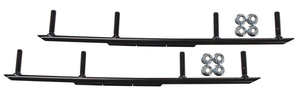 Blue Razor Snowmobile Skis with 10" Round Bars Complete Kit S1509