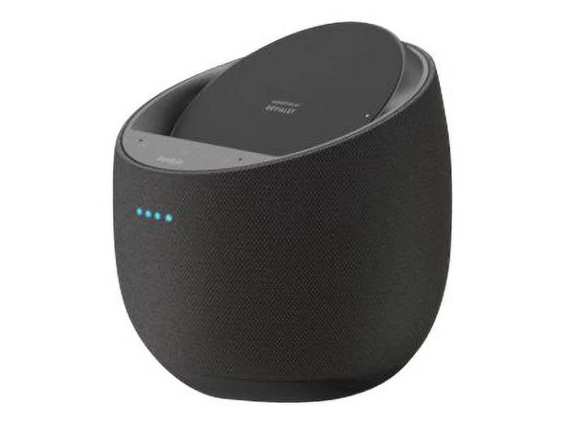 Black Portable Bluetooth Speaker with Wireless Phone Charger F297785