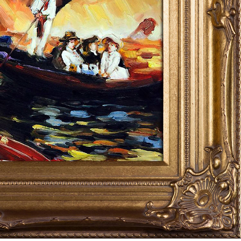 Hand Painted Framed Oil Reproduction on Canvas B50905