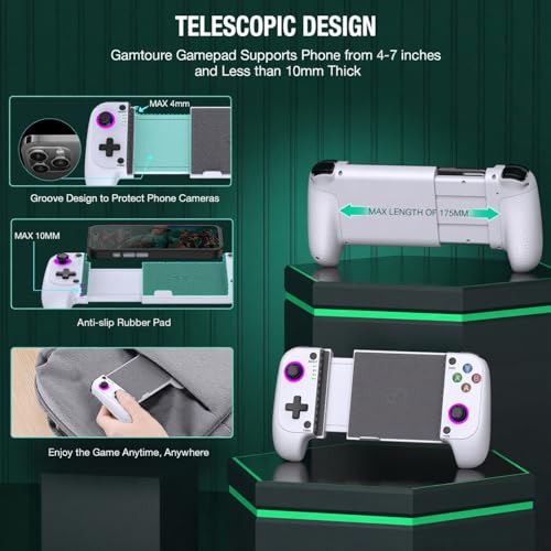 Wireless Bluetooth Game Controller with Hall Joysticks L21428