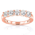 4/5 Carat Round Brilliant Near Colorless Moissanite Bridal Wedding Band O66300