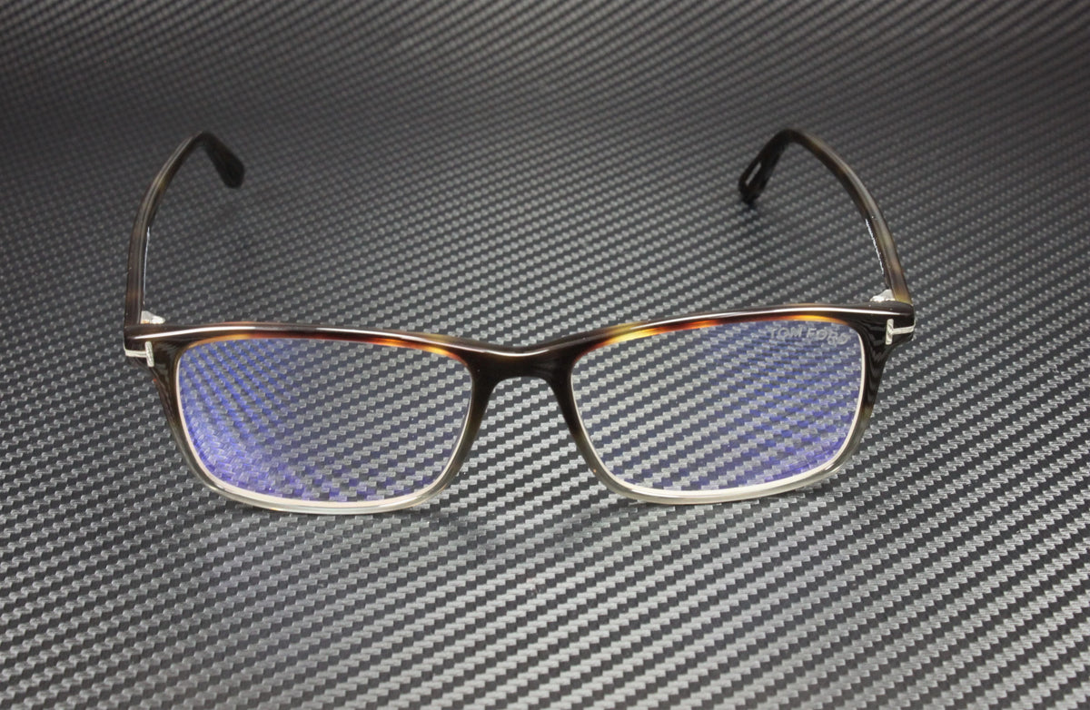 Havana Clear Lens Plastic 54 mm Eyeglasses Y9889