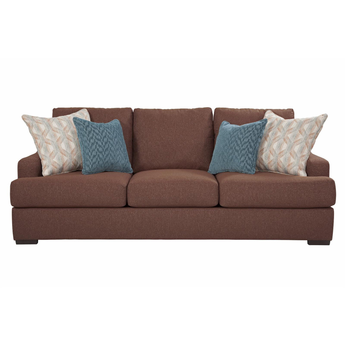 Cinnamon Sloped Track Arm Sofa R611548
