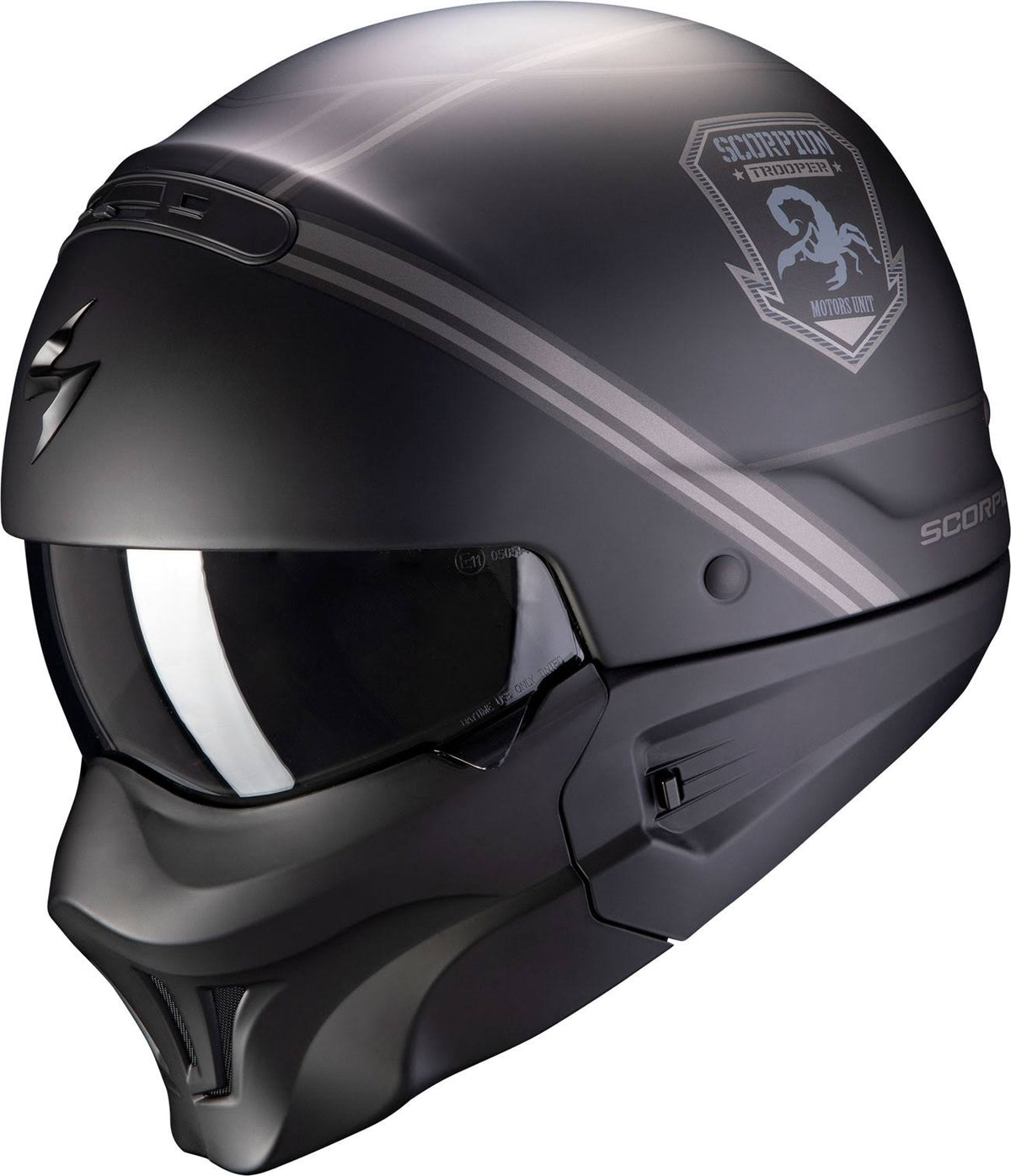 Matt Black-Silver XL Helmet Q74670