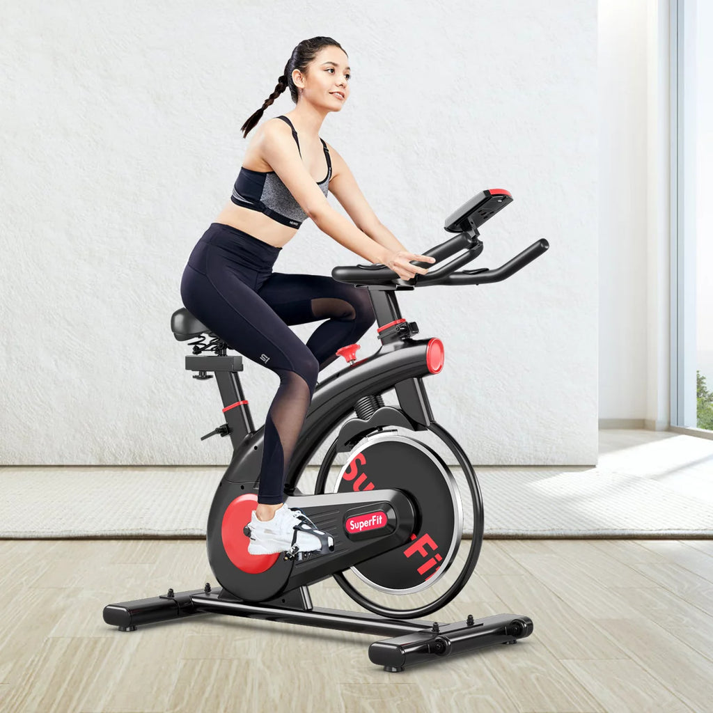 Indoor Cycling Bike with Heart Rate Monitor L30075