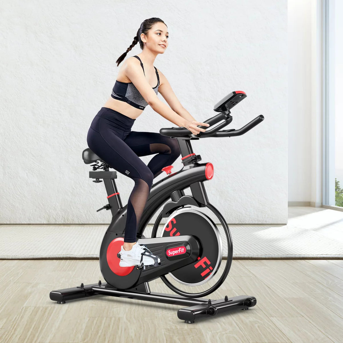 Indoor Cycling Bike with Heart Rate Monitor L30075