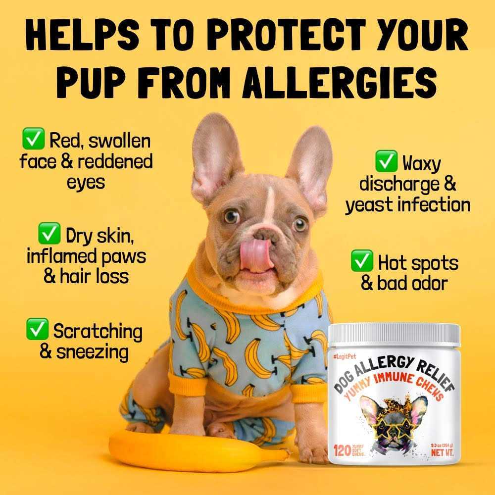Allergy Relief Chews for Dogs with Kelp Colostrum & Bee Pollen Q648