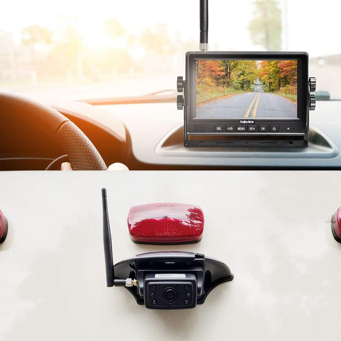 7'' 720P HD Digital Wireless Rear View Camera System P774