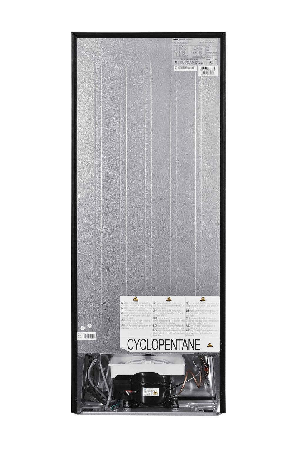 7.4 cu. ft. Stainless Steel Top Mount Fridge G336