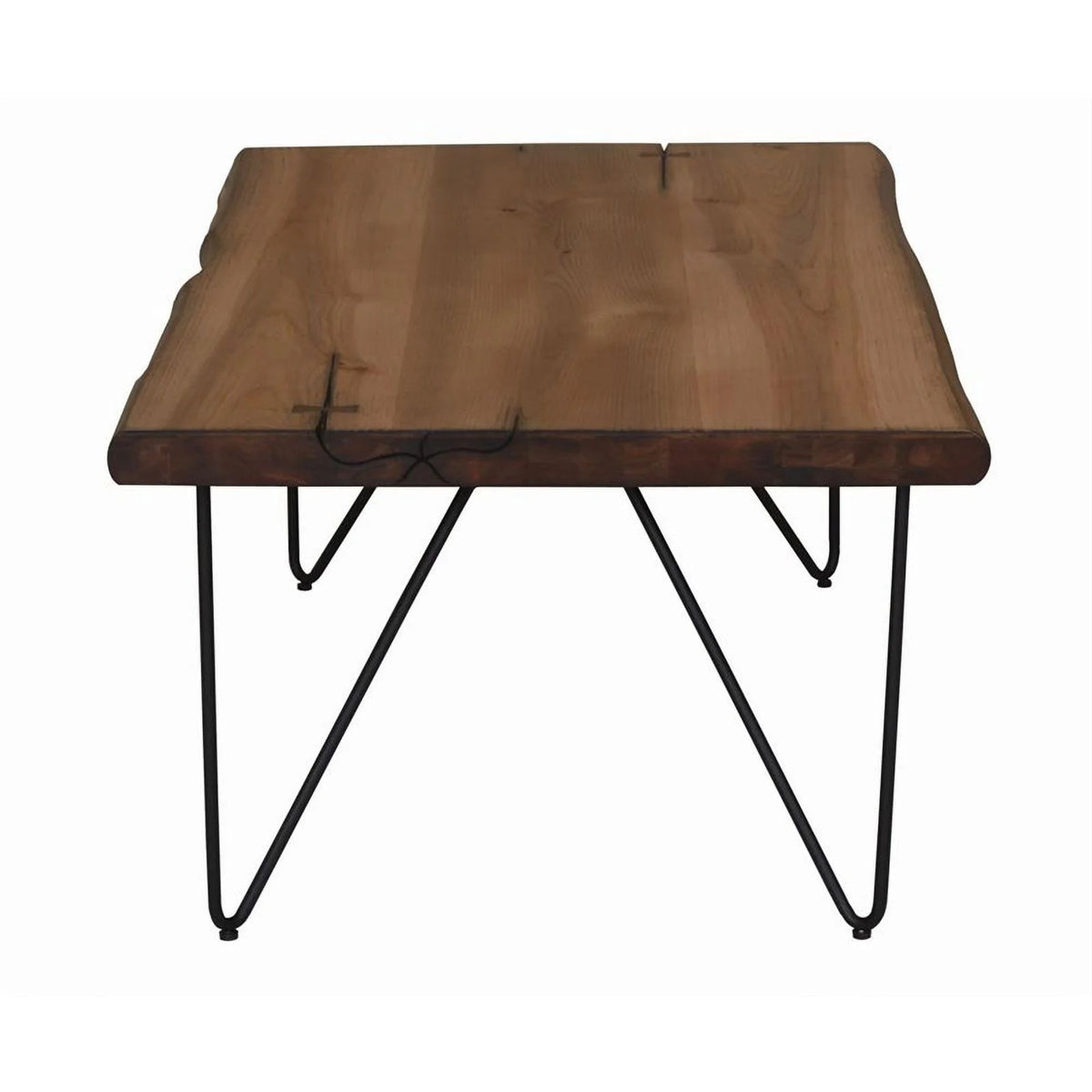 Mid-Century Wood Coffee Table with Hairpin Legs Q128334
