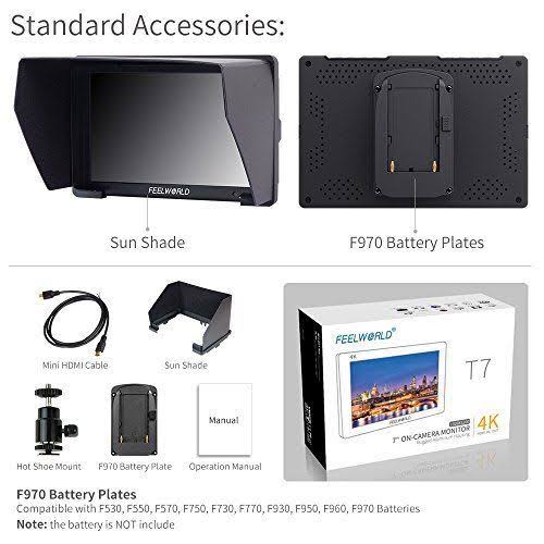 7 inch IPS 4K HDMI Camera Monitor Q974