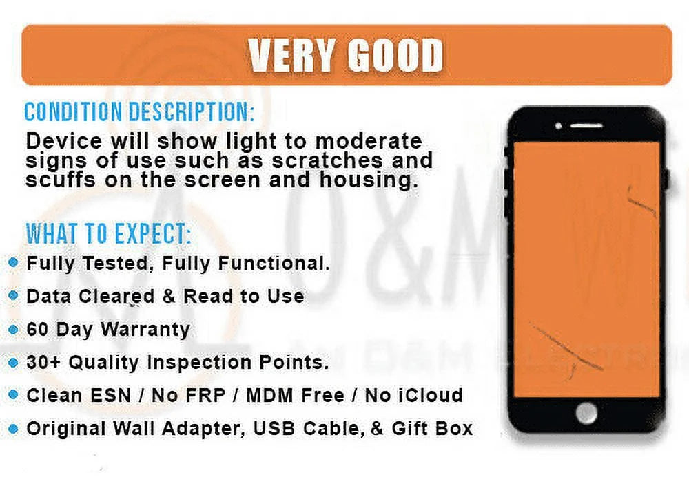 Black 128GB Factory Unlocked Cell Phone L439