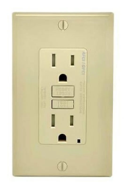 15 amps 125 V Ivory AFCI/GFCI Dual Function Outlet F808