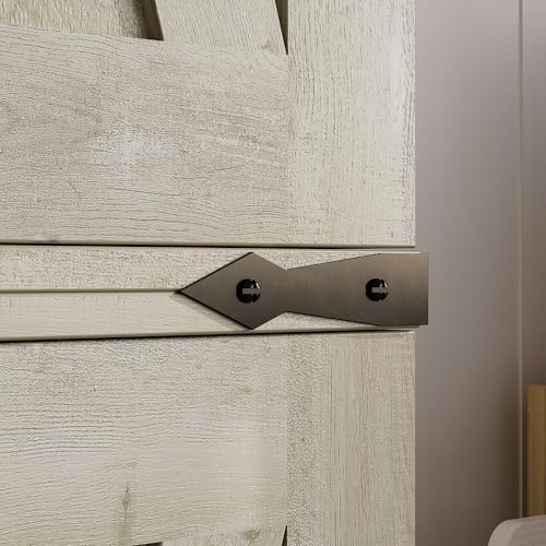 9 Shelves 4 Barn Doors Kitchen Pantry Cabinet Q388