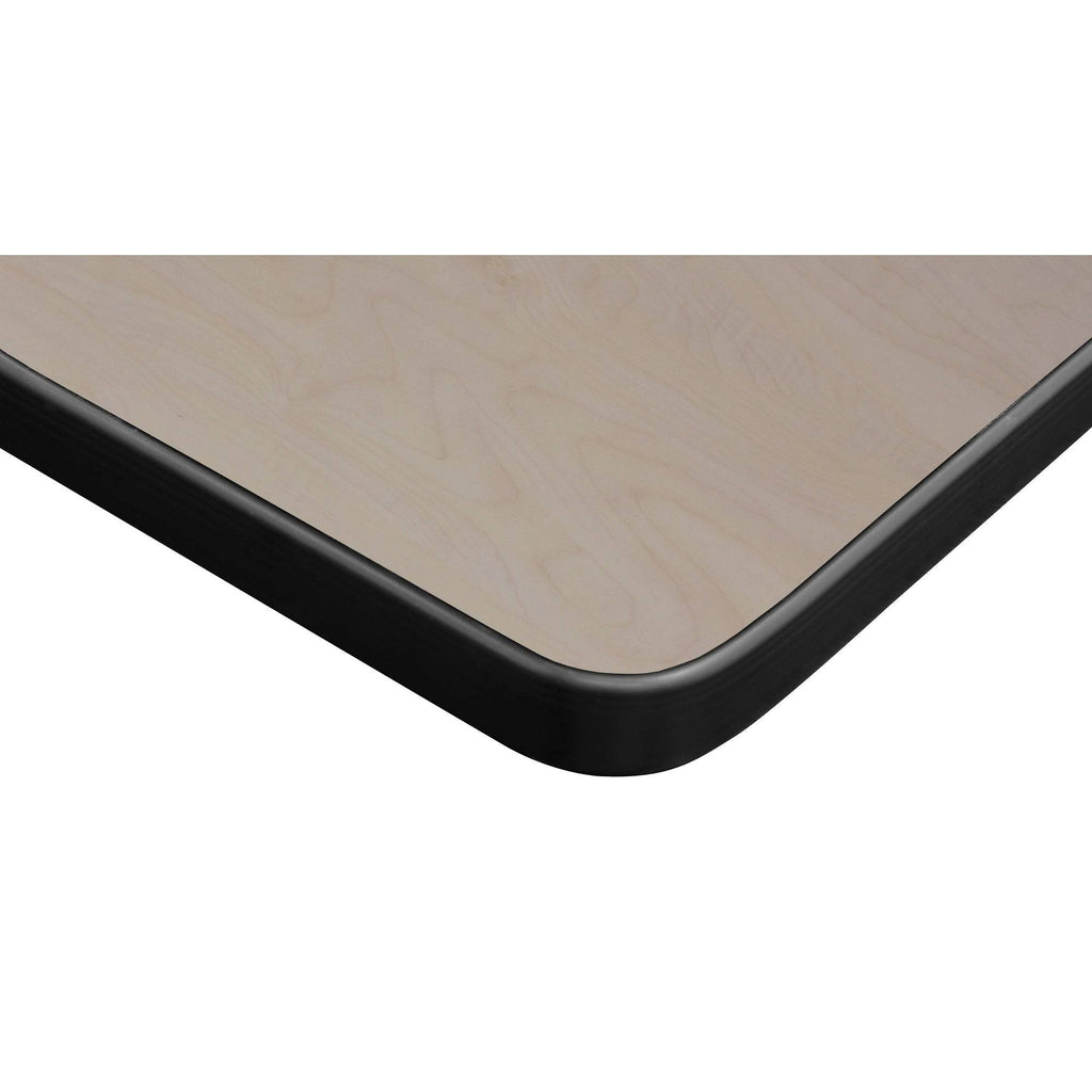 Beige/Chrome L-Desk with Return L2660