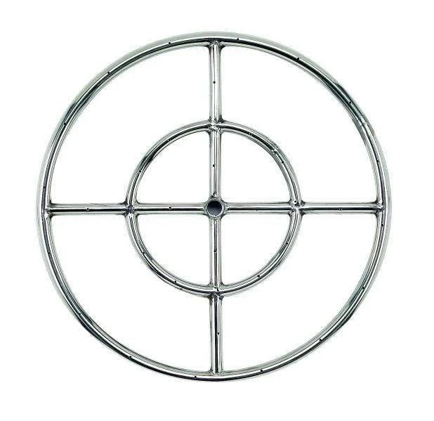 18x22 Round Stainless Steel Fire Pit Burner Z290