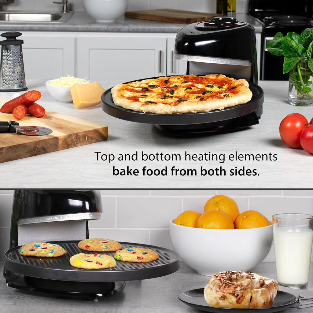 Black Rotating Oven D8863