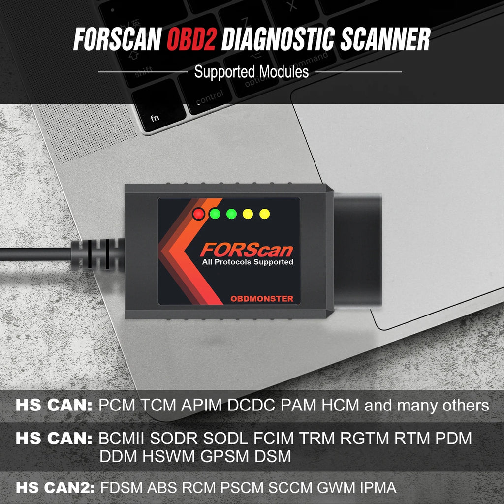OBD2 Adapter OBDII Diagnostic Scanner via USB for Windows F4169