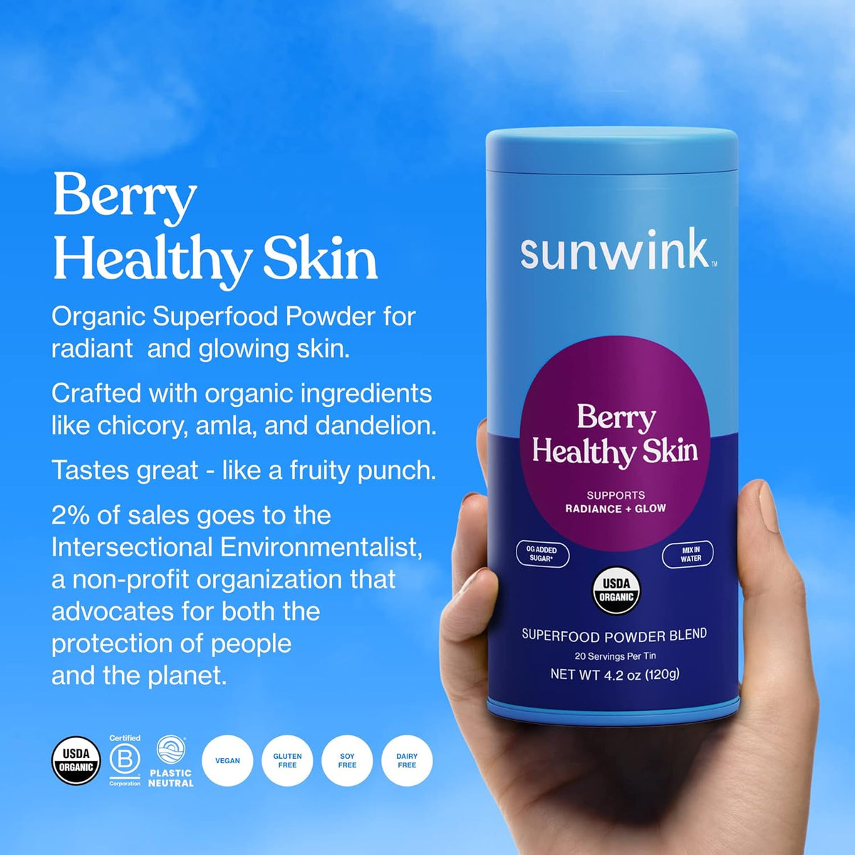 Berry Superfood Powder, 4.2 oz, 20 Servings P235738