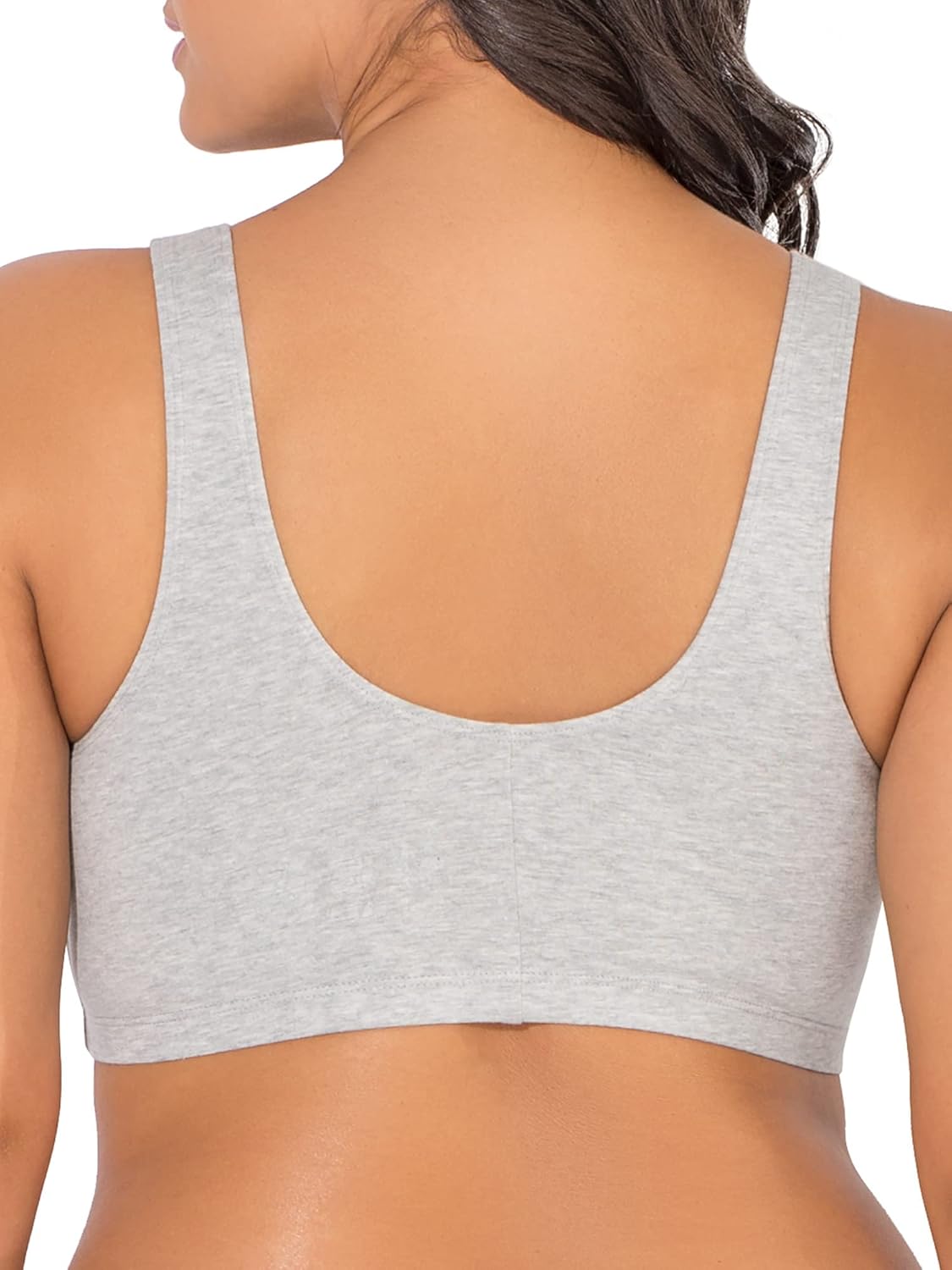 Heather Grey/White 2-Pack Sports Bra J451