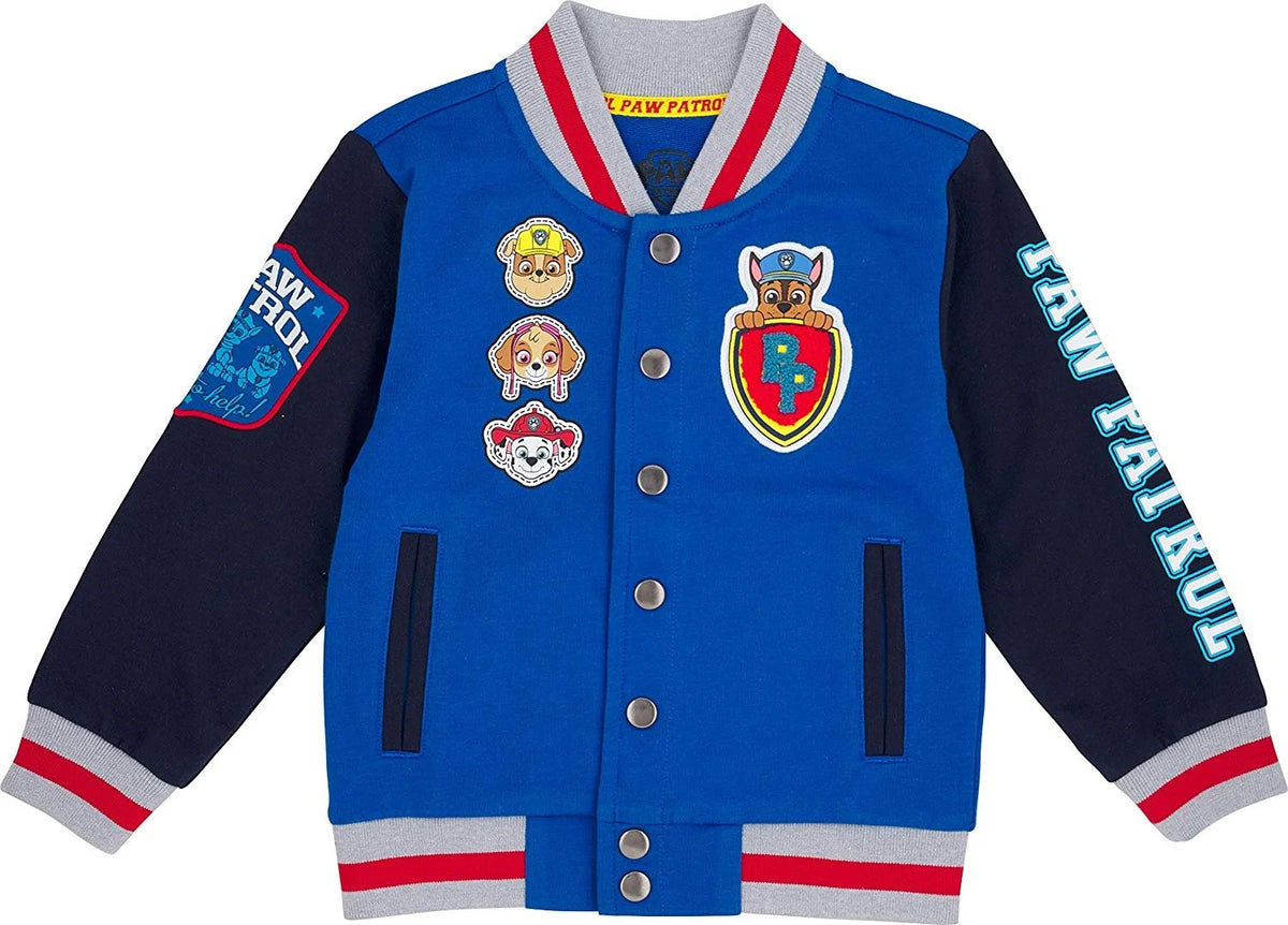 Paw Patrol Jacket with Chest Patch and Short Sleeve T-Shirt Combo Z827768