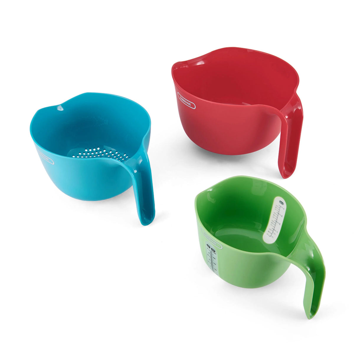 3 pc Mixing Bowl, Colander, Measuring Cup Set C83607