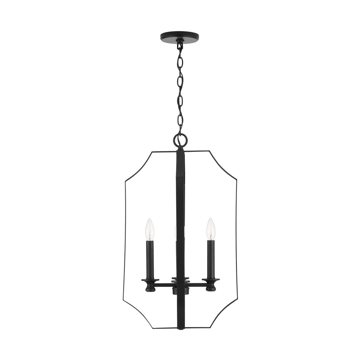 Matte Black 4 Light Foyer E98445