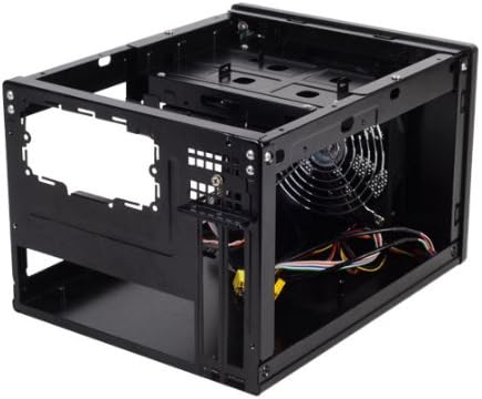 Black Mini-ITX Computer Case with 2x USB 3.0 Front Ports F530743