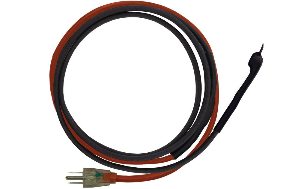 Black 30' Pipe Trace Cable with Stat and Plug T994273