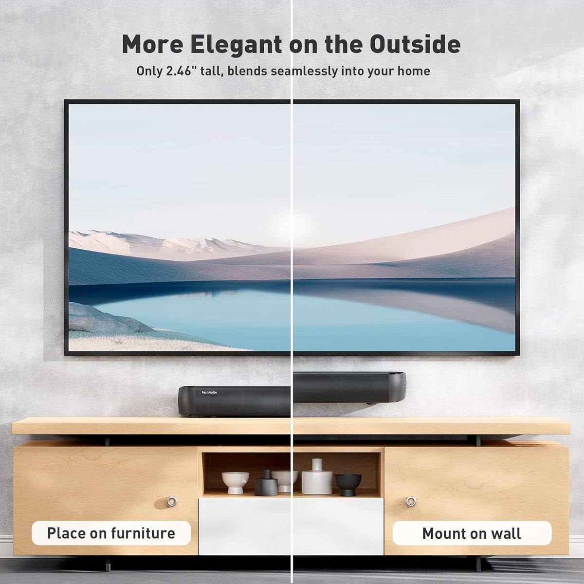 18.35-Inch Bluetooth Sound Bar with HDMI ARC C76148