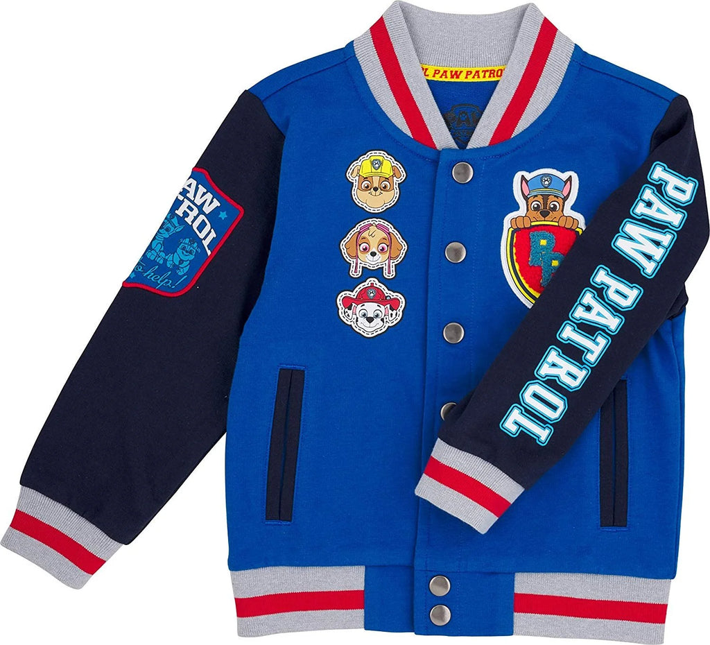 Paw Patrol Jacket with Chest Patch and Short Sleeve T-Shirt Combo Z827768