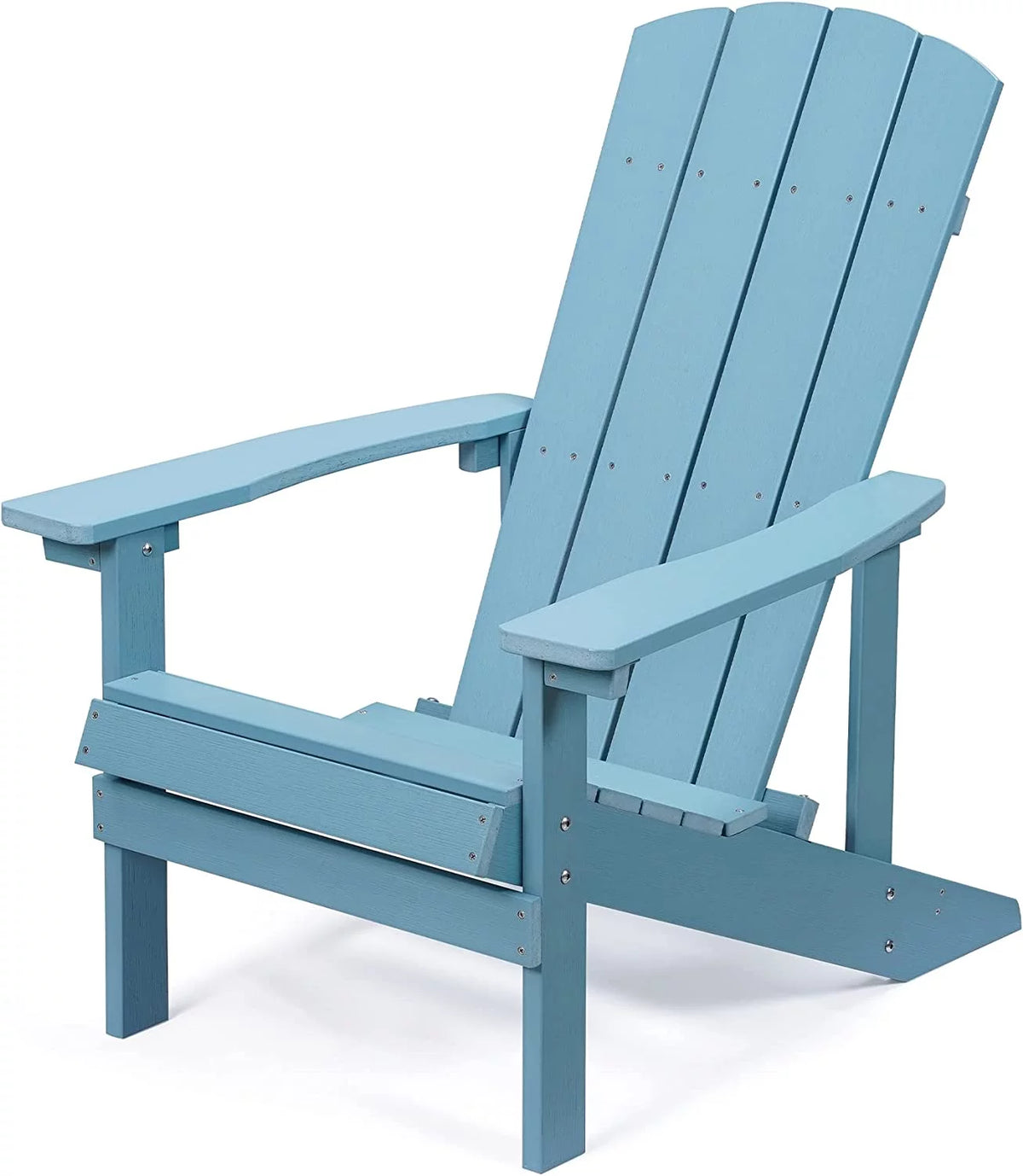 Blue Weather Resistant Plastic Adirondack Chairs B305382