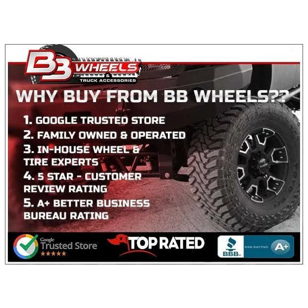 20x9 5x5x127/5x139.7 +18mm Chrome Clamp Wheel E5875