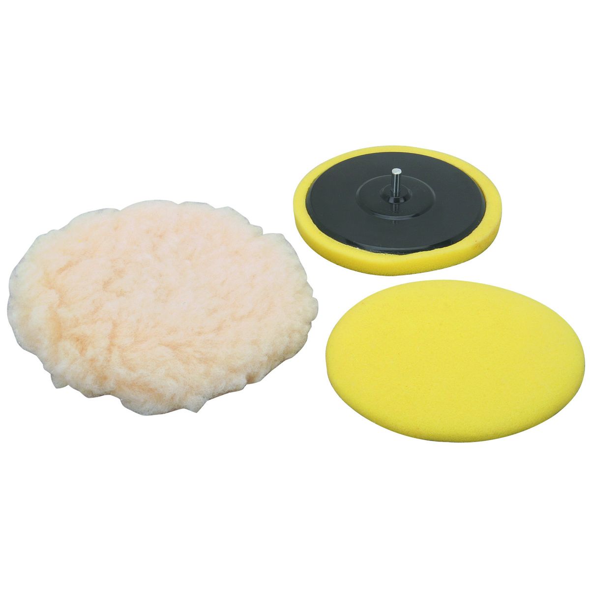 3 Piece Polishing and Buffing Kit with 1/4 in. Shank K163