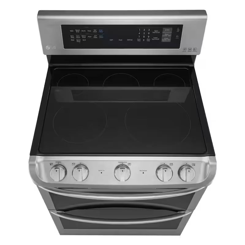 7.3 cu. ft. Double Oven Electric Range with Convection and Self Clean in Stainless Steel A9545
