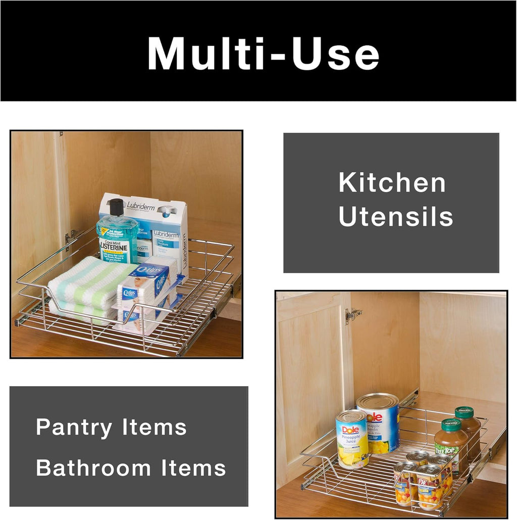 Extra Large Tall Pull-Out Cabinet Organizer V447