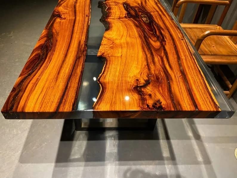 Large Epoxy Resin Dining Table Top (48 x 24inches) Y338665