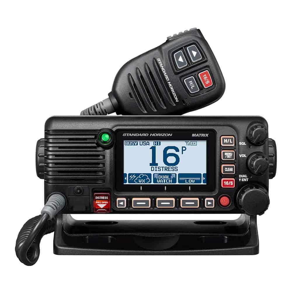 Black VHF with AIS Integrated GPS NMEA 2000 30W Hailer & Speaker Mic C491741