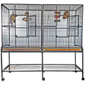Double Flight Cage with Divider N7678
