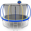 12FT Round Trampoline with Enclosure Net & Hoop Y7007