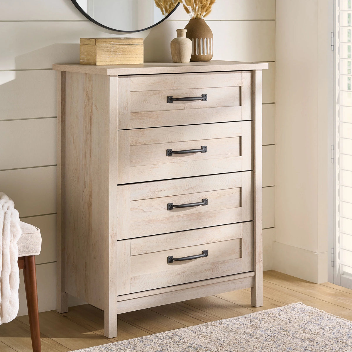 4-Drawer Chest Rustic Gray E331