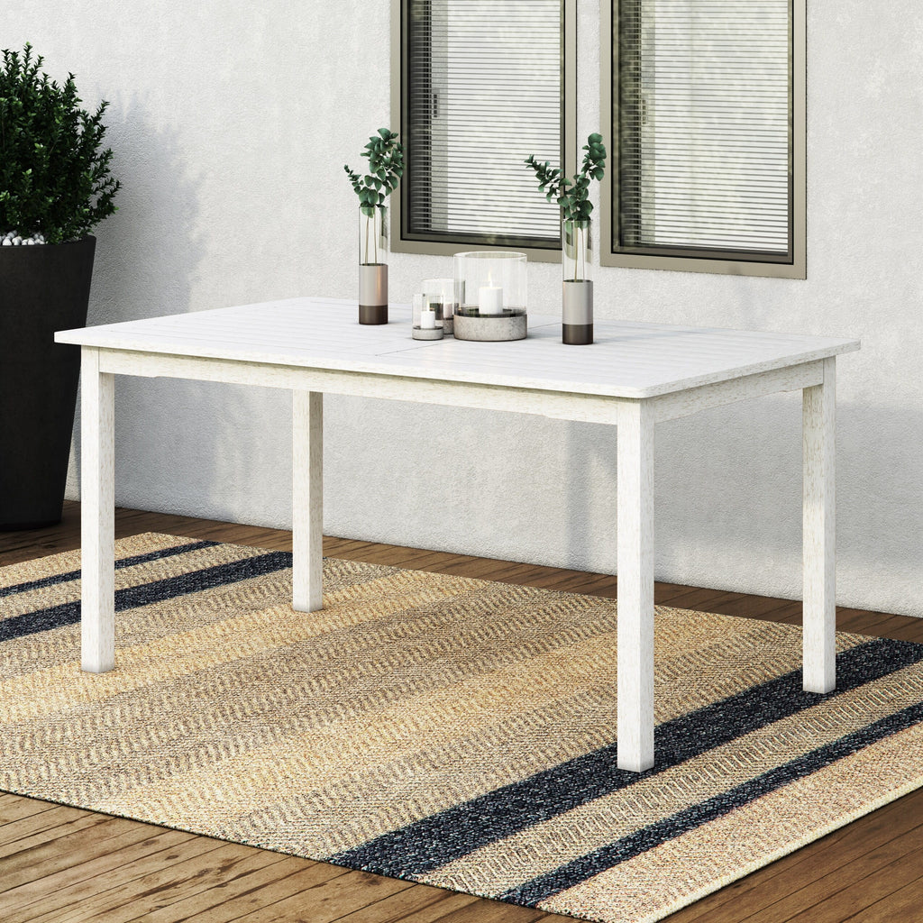 Hard Wood Outdoor Patio Rectangle Dining Table R438