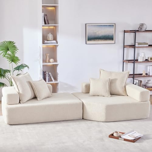 Gray 4 Seat Oversized Sectional Foam Sofa X183