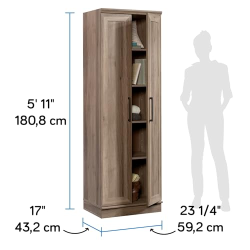 Kitchen Pantry Storage Cabinet with Adjustable Shelves Q343