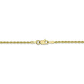 10k Yellow Gold Diamond-Cut Rope Chain Necklace N498