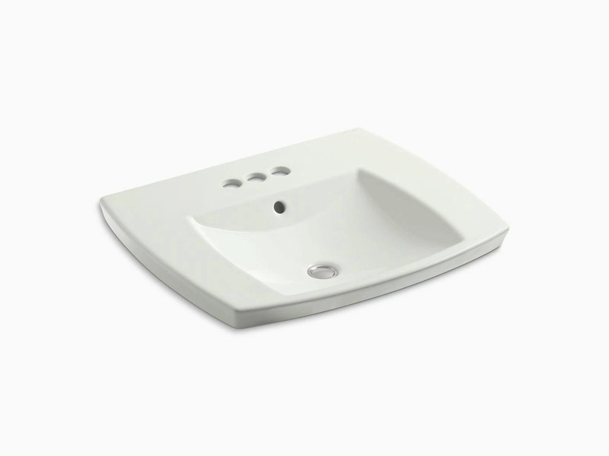Drop-In Bathroom Sink with 4 In. Centerset Faucet Holes, Dune B432085