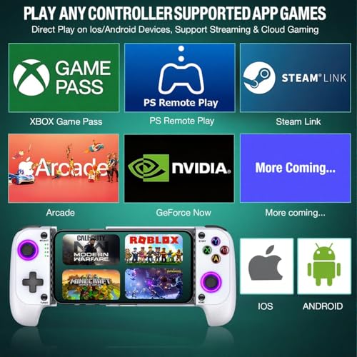 Wireless Bluetooth Game Controller with Hall Joysticks L21428