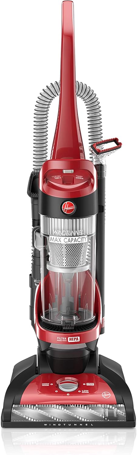 Red Upright Vacuum Cleaner with HEPA Media Filtration Q725