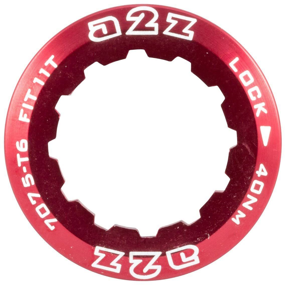Alloy Cassette Lock Ring 11T Red L95355