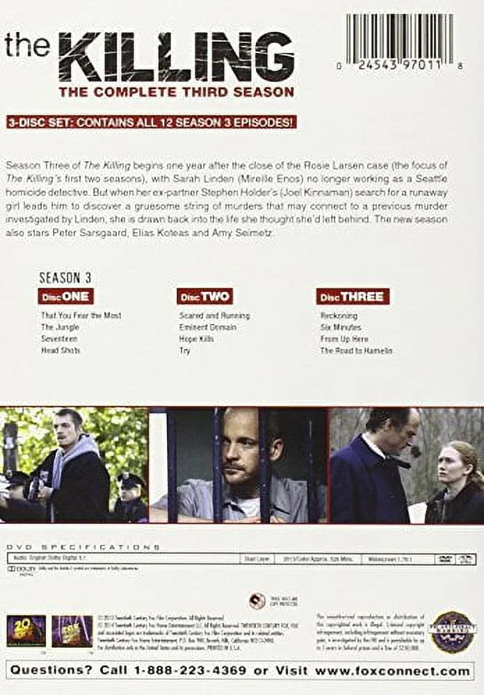 The Killing: The Complete Third Season (DVD) T85634